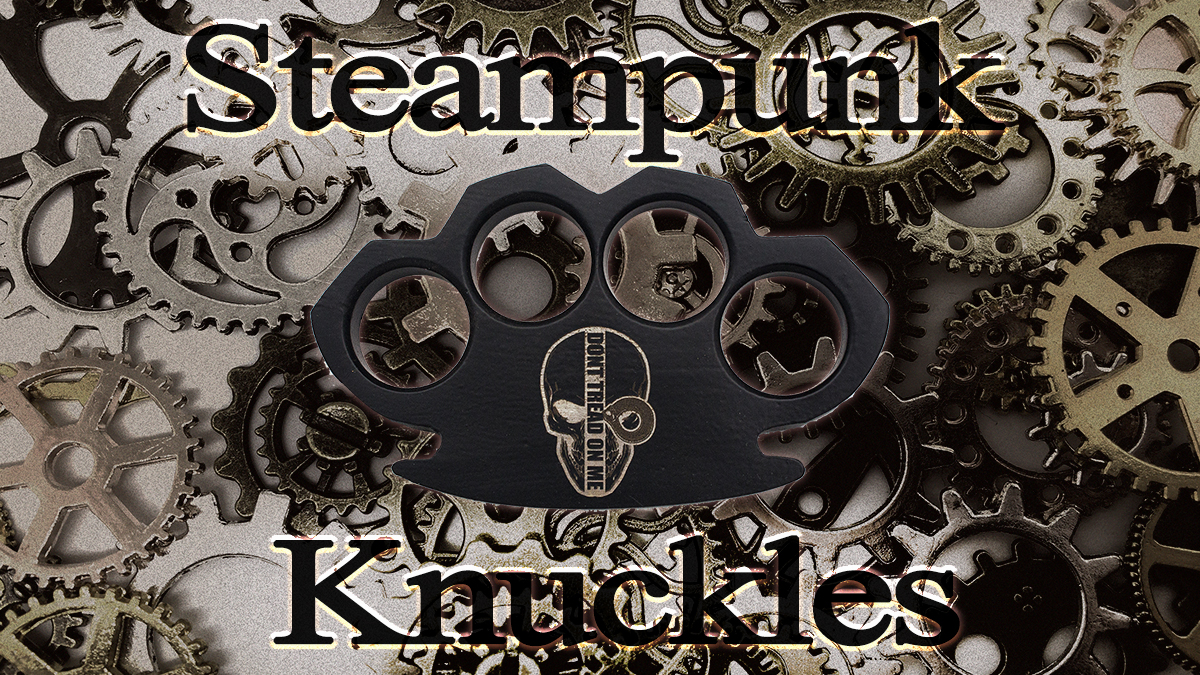 Steam Punk Brass Knuckles Paperweight